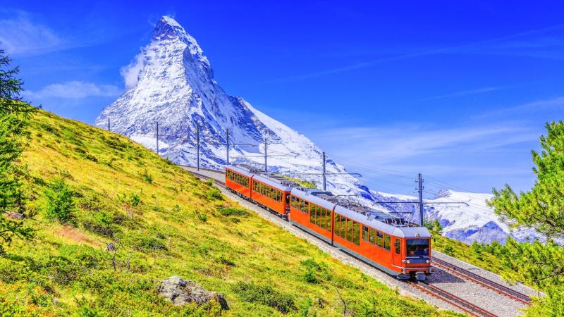 The Matterhorn Mountain, Travel in Switzerland
